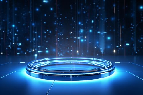 環狀飛碟圓盤科技感背景圖 廣告素材 下載至來源處